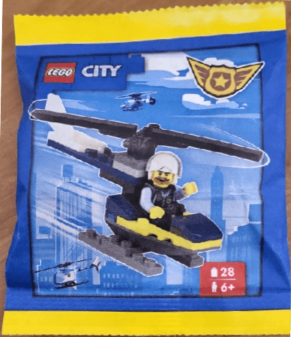LEGO Policeman with Helicopter paper bag (952402-1) set, 2024