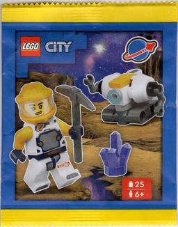 Astronaut with Robot paper bag