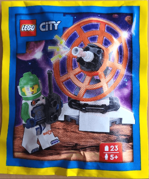 LEGO Astronaut with Space Satellite paper bag (952411-1) set, 2024