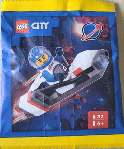 Astronaut with Spaceship paper bag