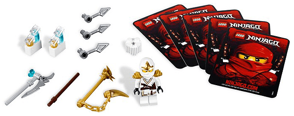 LEGO Zane ZX polybag (9554-1) set, 2012