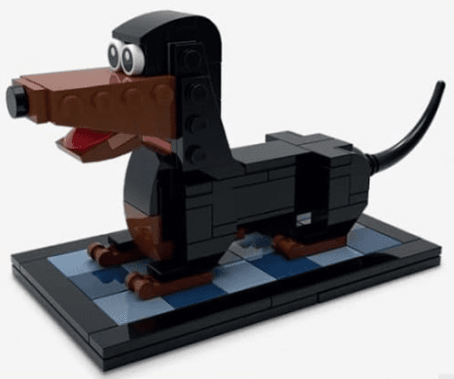 LEGO Dachshund (DACHSHUND-1) set, 2018