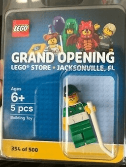 LEGO Store Grand Opening Exclusive Set, Jacksonville, FL blister pack