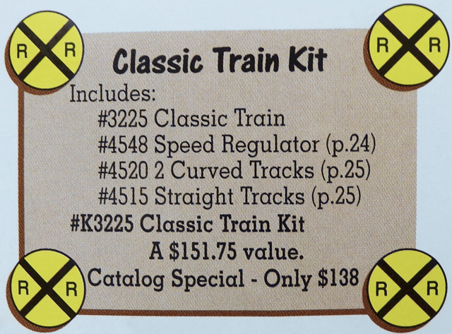 LEGO Classic Train Kit (K3225-1) set, 1999