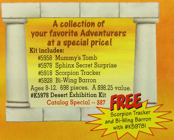 LEGO Desert Exhibition Kit (K5978-1) set, 1999