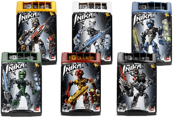 LEGO Toa Inika Collection (8727, 8728, 8729, 8730, 8731, 8732) (K8727-1) set, 2006