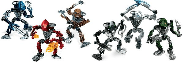 LEGO Toa Hordika Deluxe Collection (8736, 8737, 8738, 8739, 8740, 8741) (K8741-1) set, 2005