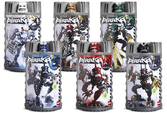 LEGO Piraka Collection (8900, 8901, 8902, 8903, 8904, 8905) (K8900-1) set, 2006