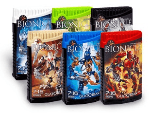 LEGO Bionicle Glatorian Collection (K8978-1) set, 2009