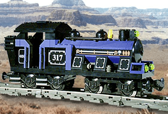 LEGO Large Train Engine Blue (KT103-1) set, 2001