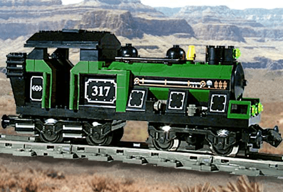LEGO Large Train Engine Green (KT104-1) set, 2001