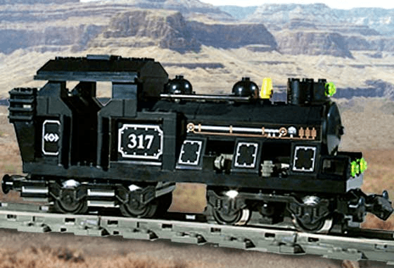 LEGO Large Train Engine Black (KT105-1) set, 2001