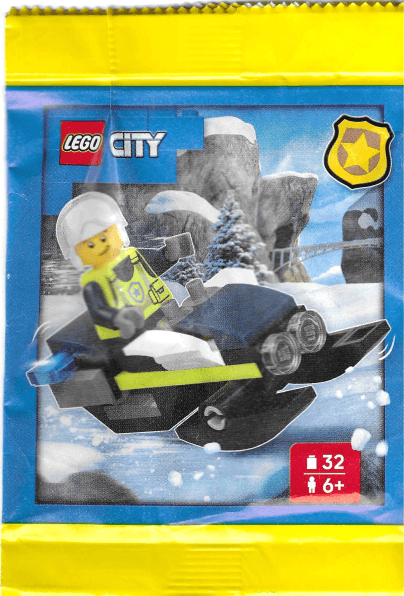 LEGO Police Officer with Snowmobile paper bag (L0002220-1) set, 2026
