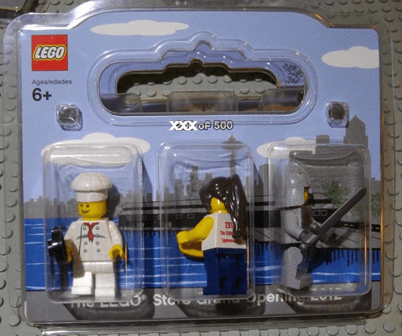 LEGO LEGO Store Grand Opening Exclusive Set, Alderwood Mall, Lynnwood, WA blister pack (Lynnwood-1) set, 2012