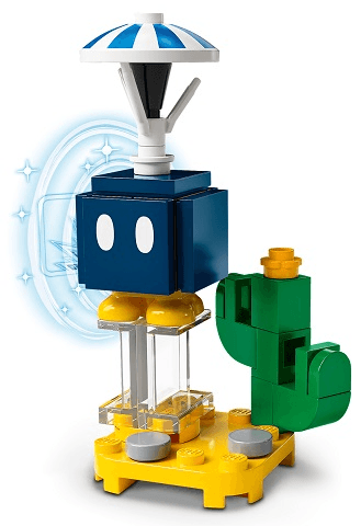 LEGO Parachute Bob-omb, Super Mario, Series 3 (Complete Set) (char03-4) set, 2021
