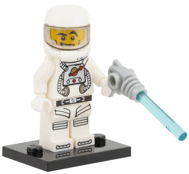 LEGO Spaceman, Series 1 (Complete Set with Stand and Accessories) (col01-13) set, 2010