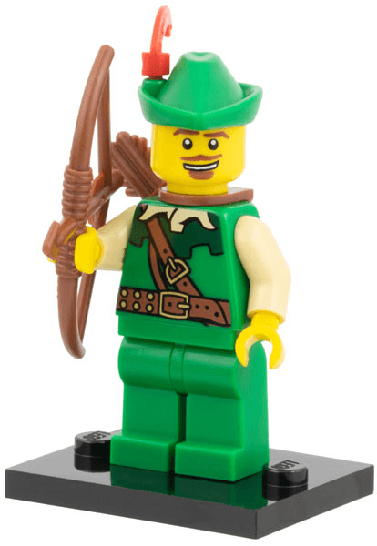 LEGO Forestman, Series 1 (Complete Set with Stand and Accessories) (col01-14) set, 2010