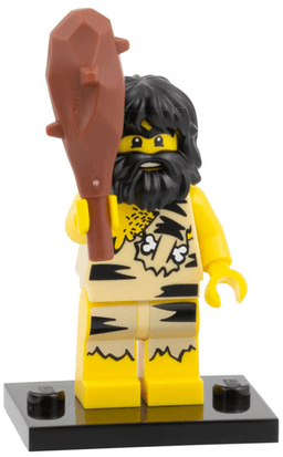 LEGO Caveman, Series 1 (Complete Set with Stand and Accessories) (col01-3) set