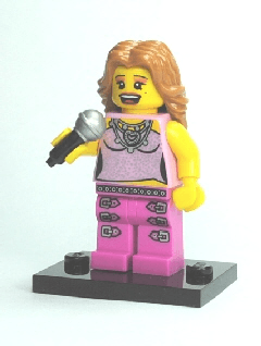 LEGO Pop Star, Series 2 (Complete Set with Stand and Accessories) (col02-11) set, 2010