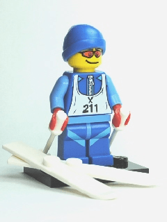 Skier, Series 2 (Complete Set with Stand and Accessories)
