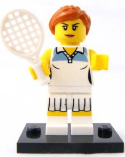 Tennis Player, Series 3 (Complete Set with Stand and Accessories)