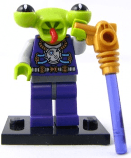 LEGO Space Alien, Series 3 (Complete Set with Stand and Accessories) (col03-13) set