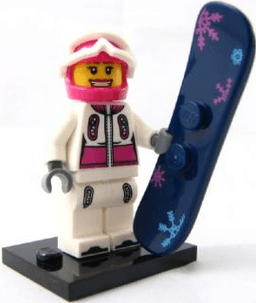 Snowboarder, Series 3 (Complete Set with Stand and Accessories)