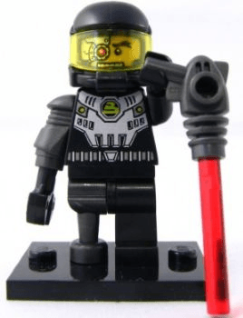 LEGO Space Villain, Series 3 (Complete Set with Stand and Accessories) (col03-6) set, 2011