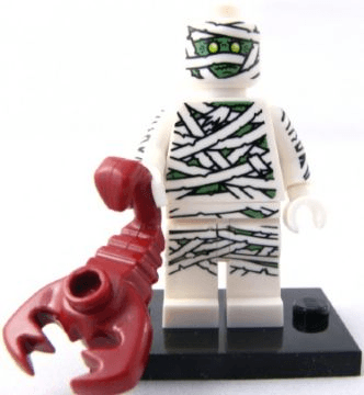LEGO Mummy, Series 3 (Complete Set with Stand and Accessories) (col03-8) set, 2011