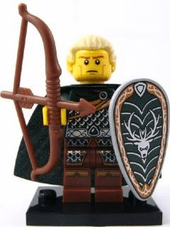 LEGO Elf, Series 3 (Complete Set with Stand and Accessories) (col03-9) set, 2011