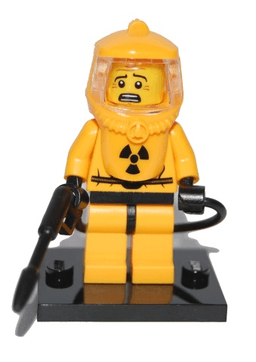 Hazmat Guy, Series 4 (Complete Set with Stand and Accessories)