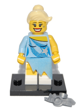 Ice Skater, Series 4 (Complete Set with Stand and Accessories)