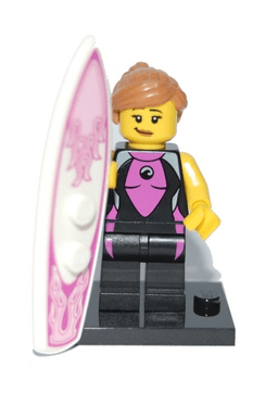 Surfer Girl, Series 4 (Complete Set with Stand and Accessories)