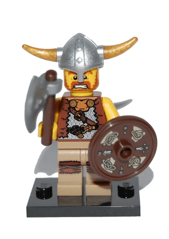 LEGO Viking, Series 4 (Complete Set with Stand and Accessories) (col04-6) set, 2011