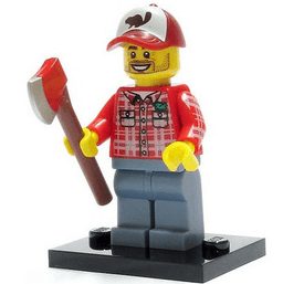 Lumberjack, Series 5 (Complete Set with Stand and Accessories)