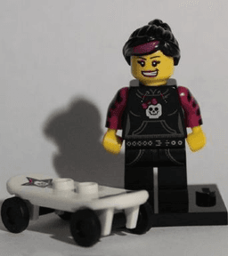 Skater Girl, Series 6 (Complete Set with Stand and Accessories)