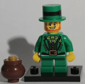 LEGO Leprechaun, Series 6 (Complete Set with Stand and Accessories) (col06-9) set, 2012