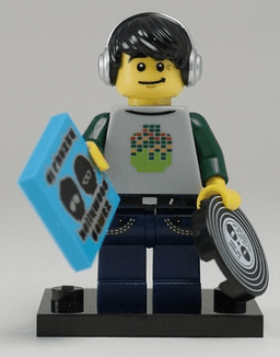 DJ, Series 8 (Complete Set with Stand and Accessories)