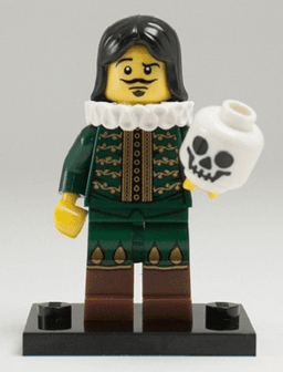 Thespian / Actor, Series 8 (Complete Set with Stand and Accessories)
