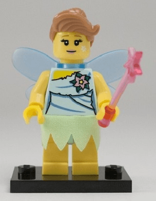 LEGO Fairy, Series 8 (Complete Set with Stand and Accessories) (col08-9) set, 2012