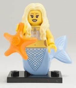 Mermaid, Series 9 (Complete Set with Stand and Accessories)