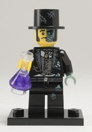 LEGO Mr. Good and Evil, Series 9 (Complete Set with Stand and Accessories) (col09-14) set, 2013