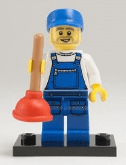 Plumber, Series 9 (Complete Set with Stand and Accessories)