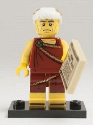LEGO Roman Emperor, Series 9 (Complete Set with Stand and Accessories) (col09-5) set, 2013