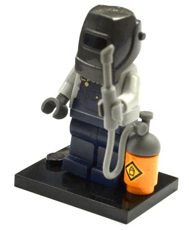 LEGO Welder, Series 11 (Complete Set with Stand and Accessories) (col11-10) set, 2013