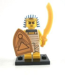 LEGO Egyptian Warrior, Series 13 (Complete Set with Stand and Accessories) (col13-8) set, 2015