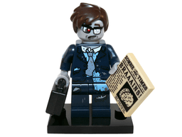 Zombie Businessman, Series 14 (Complete Set with Stand and Accessories)