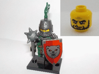LEGO Frightening Knight, Series 15 (Complete Set with Stand and Accessories) (col15-3) set, 2016