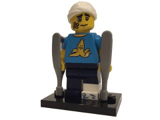 LEGO Clumsy Guy, Series 15 (Complete Set with Stand and Accessories) (col15-4) set, 2016