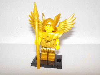 LEGO Flying Warrior, Series 15 (Complete Set with Stand and Accessories) (col15-6) set, 2016